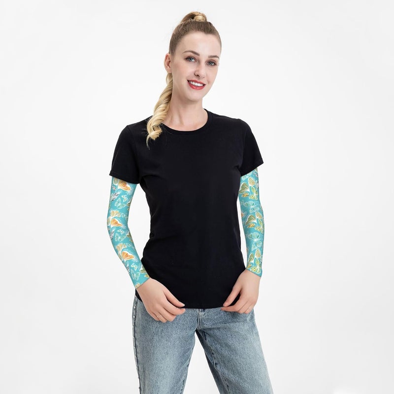oyebn Arm Sleeves Outdoor Garden Sports Cooling Sun Sleeve for Women Men Farm - Image 5